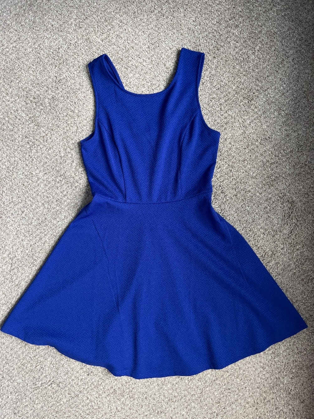 Blue dress